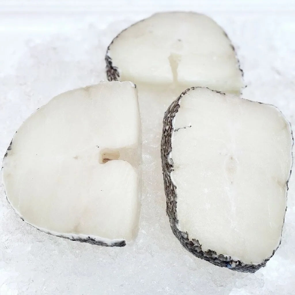 Premium Imported Frozen Cod Fish Sliced 3-4pc± 1kg± | Includes Tail Parts
