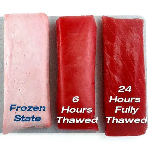 Premium Sashimi Grade Yellowfin Tuna Fillet (Maguro) 600g± Frozen Sliced