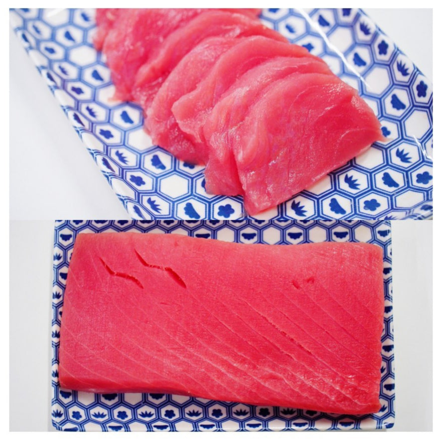 Premium Sashimi Grade Yellowfin Tuna Fillet (Maguro) 600g± Frozen Sliced