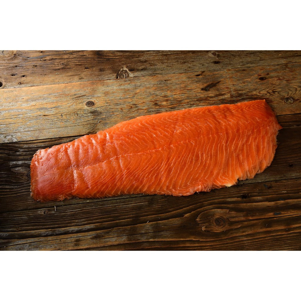 Bonfisken Premium Norway Smoked Salmon Fillet Pre-Sliced 1kg± | Frozen Halal