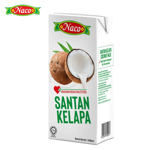 Premium Naco 椰奶 1公斤 清真 盒装椰浆