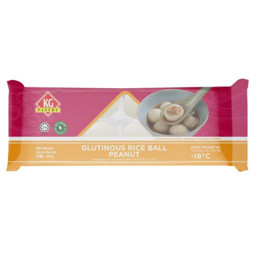 KG Glutinous Rice Ball Peanut 10pcs 200g Premium Halal