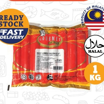 Premium Beef Jumbo Sausage | Chef Gourmet Frozen
