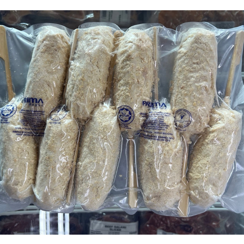 Prima Premium Halal Crispy Corn Sausage 70g x 9pc (630g) Frozen