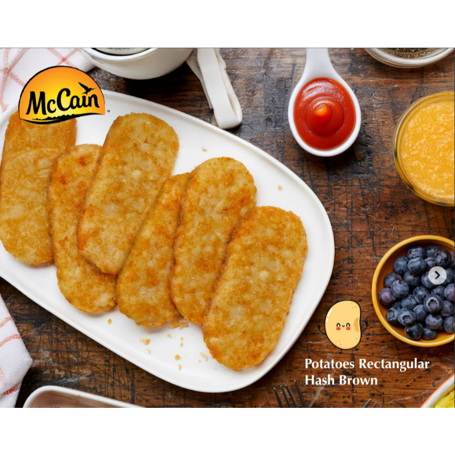 McCain Rectangle Hash Brown Patties | Frozen Halal