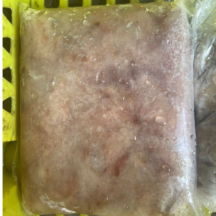 Premium Fresh Frozen Tenggiri (Spanish Mackerel) Fish Meat Paste 1kg± Pure 100%