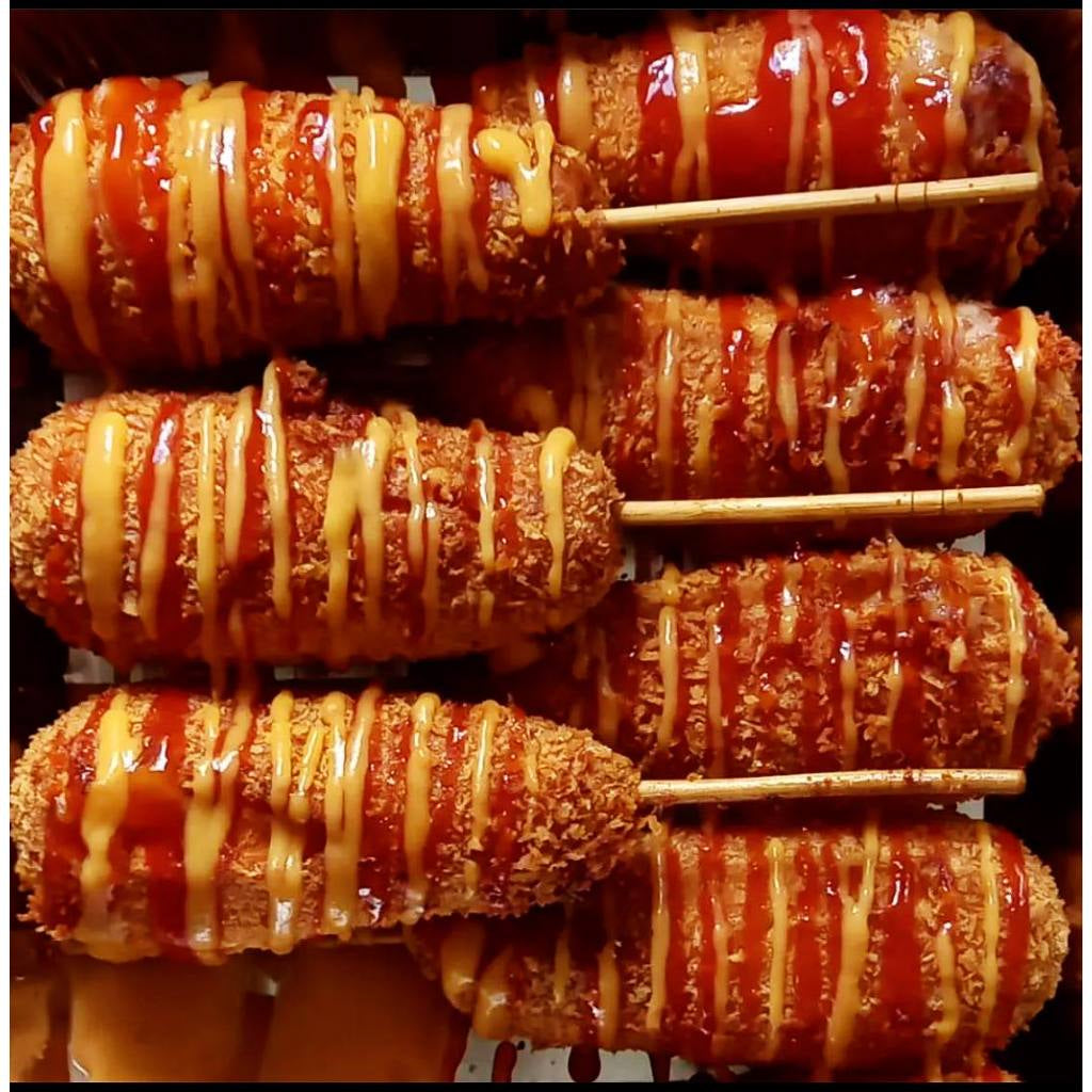 Prima Premium Halal Crispy Corn Sausage 70g x 9pc (630g) Frozen
