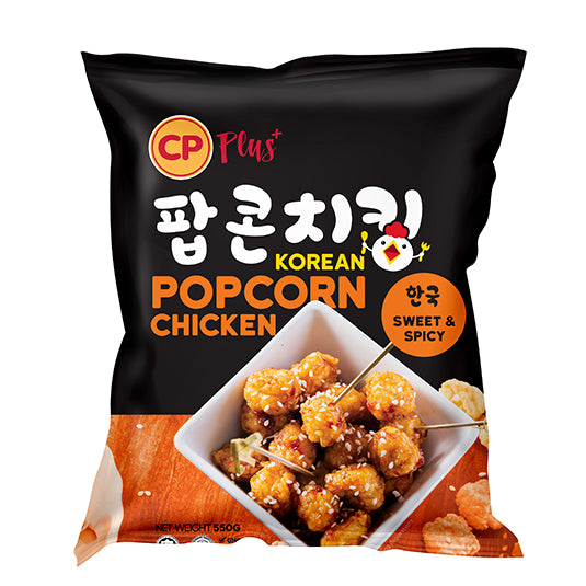 CP Premium Korean Popcorn Chicken 550g | Sweet & Spicy Frozen Halal