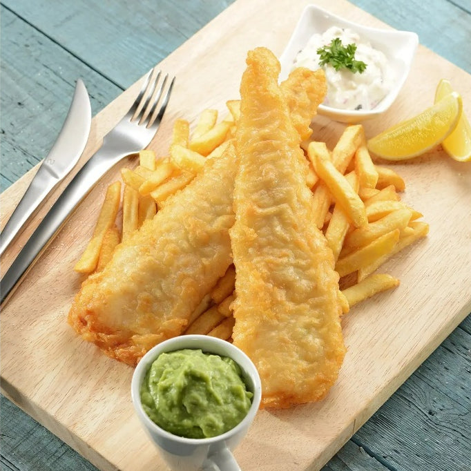 Pacific West Premium Tempura Pollock Fish Fillet Frozen Halal (65g / 85g / 115g / 145g)