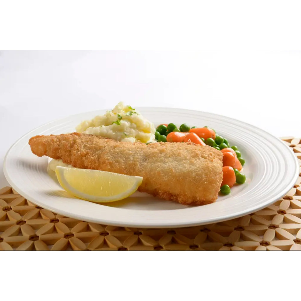 Pacific West Premium Crumbed Fish Fillet 4.8kg (120g x ~40pc) | Frozen Halal