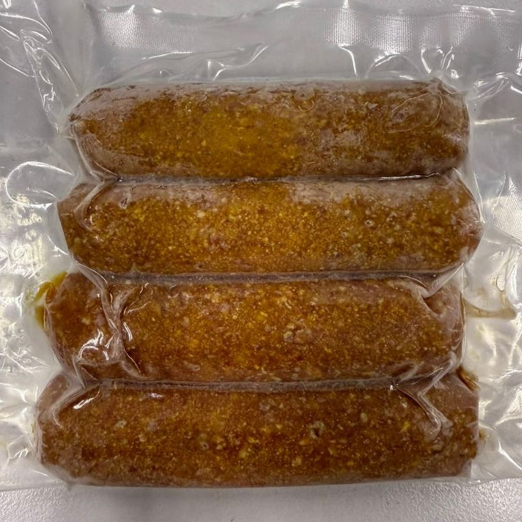 Premium Lamb Breakfast Sausage 4pc. 200gm Frozen Halal Apricot Sosej Kambing Aprikot