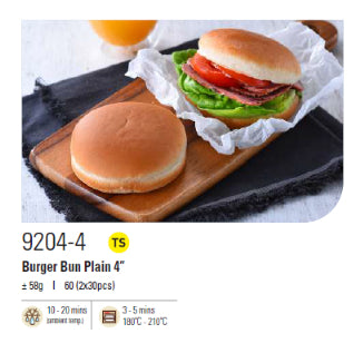 Premium Burger Bun (Frozen) – Halal