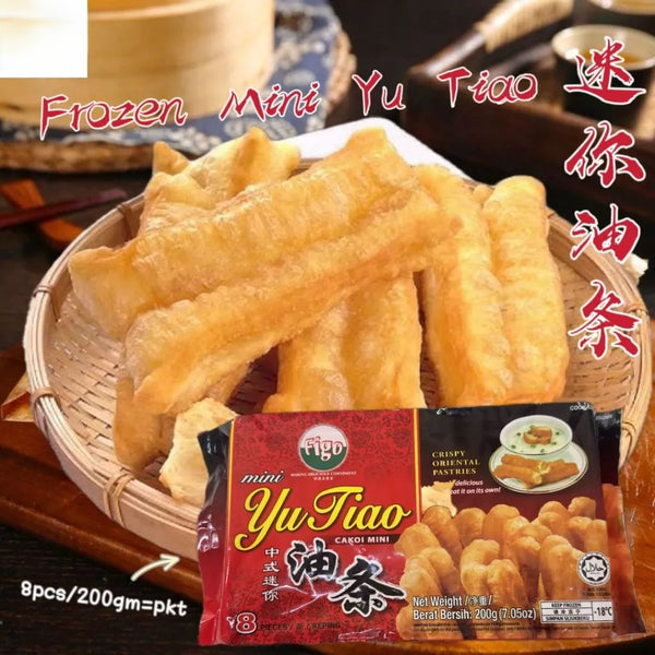 Figo Premium Yu Tiao (Youtiao) 160g / 8 keping (Beku) – Halal | Doh Goreng Cina