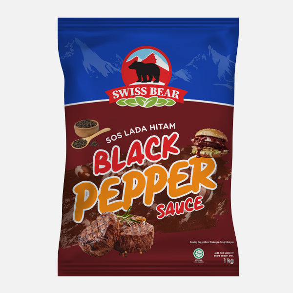 Swiss Bear Black Pepper Sauce (Sos Lada Hitam) 1kg