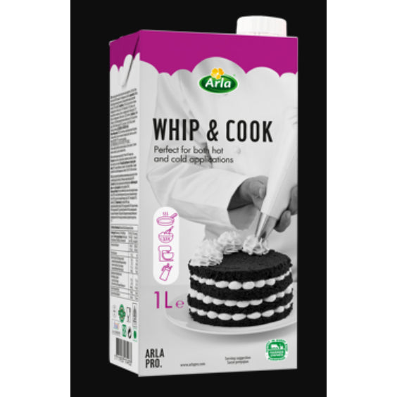 Arla Pro Premium Whip & Cook Cream 1L Cooking & Whipping Cream Halal