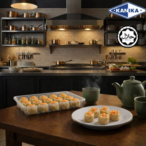 Kanika Premium Salted Egg Dumpling 15 PCS 375GM (+-) Frozen Halal Dim Sum