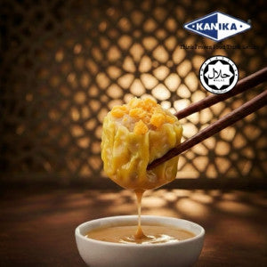 Kanika Premium Salted Egg Dumpling 15 PCS 375GM (+-) Frozen Halal Dim Sum