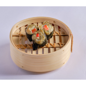 Kanika Premium Seaweed Crab Steak Dumpling 15 PCS 375GM (+-) Frozen Halal Dim Sum