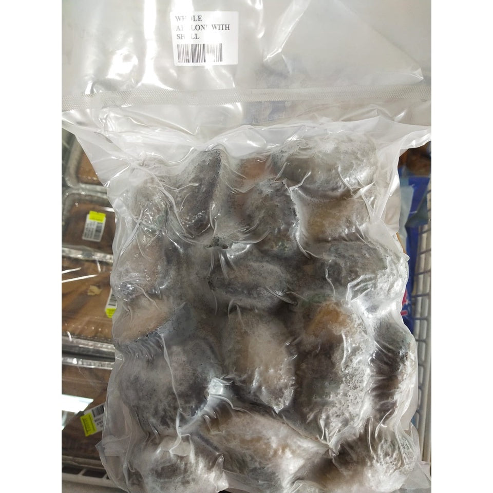 Premium Korean Half Shell Green Abalone Frozen Wild Caught L Size 3inch± (24pc±)