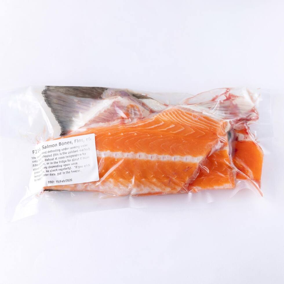 Premium Salmon Off-Cuts & Heads (Frozen) – Halal